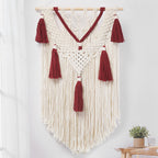 Macrame Wall Hanging with Fringe and Tassels | Thrascher
