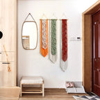 Macrame Wall Hanging with Leaf Pattern | Thrascher
