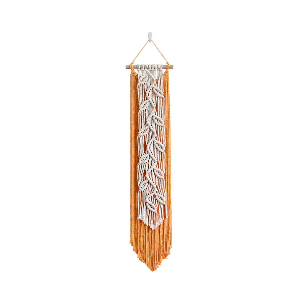 Macrame Wall Hanging with Leaf Pattern | Thrascher