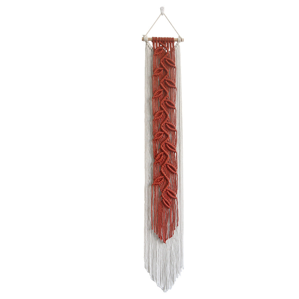 Macrame Wall Hanging with Leaf Pattern | Thrascher