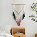 Macrame Wall Hanging with Tassels and Wooden Beads | Thrascher