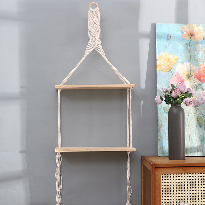 Macrame Wall Mounted Shelf | Thrascher