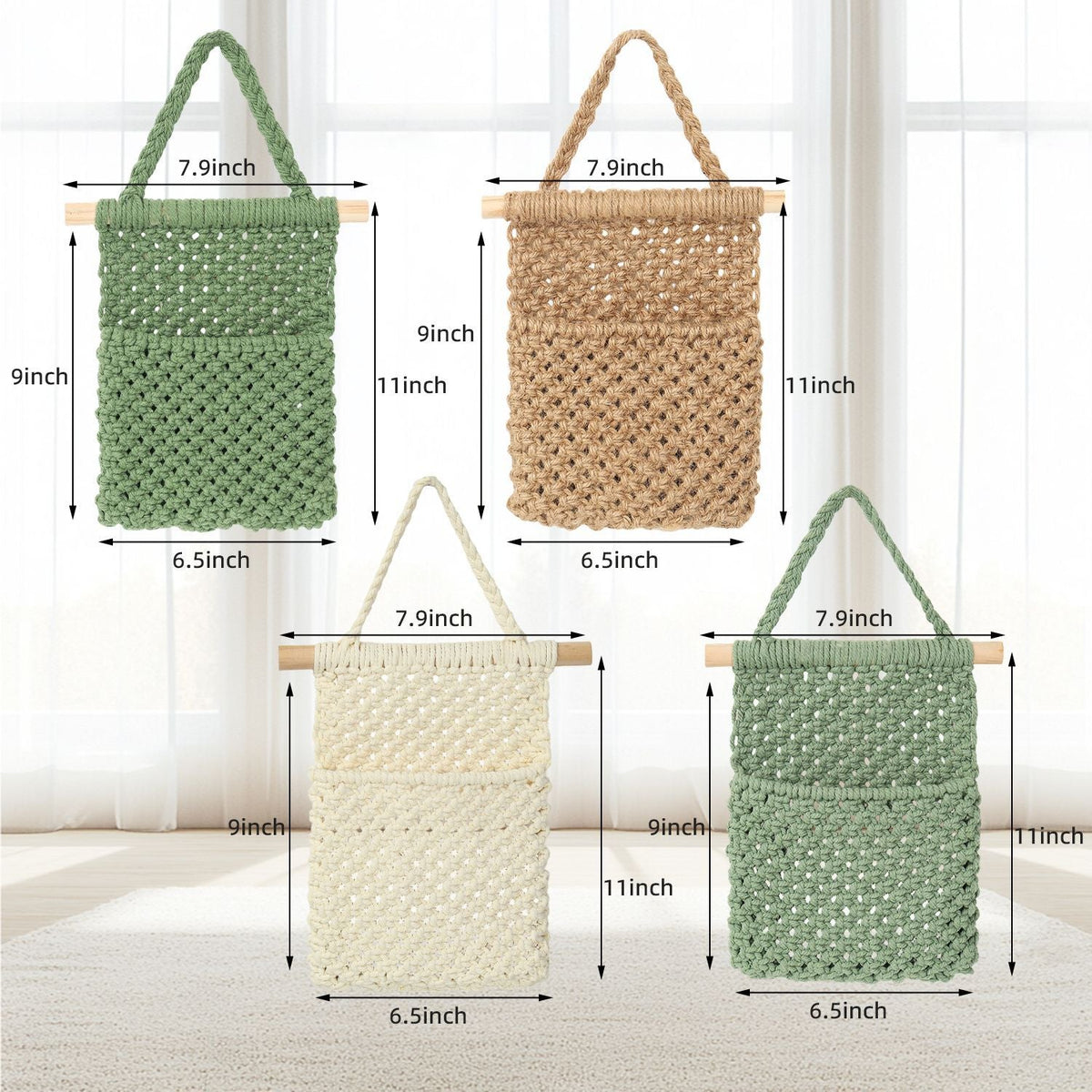 Macrame Wall Organizer | Thrascher