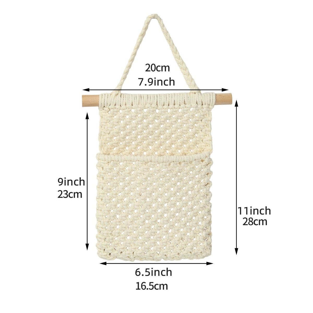 Macrame Wall Organizer | Thrascher