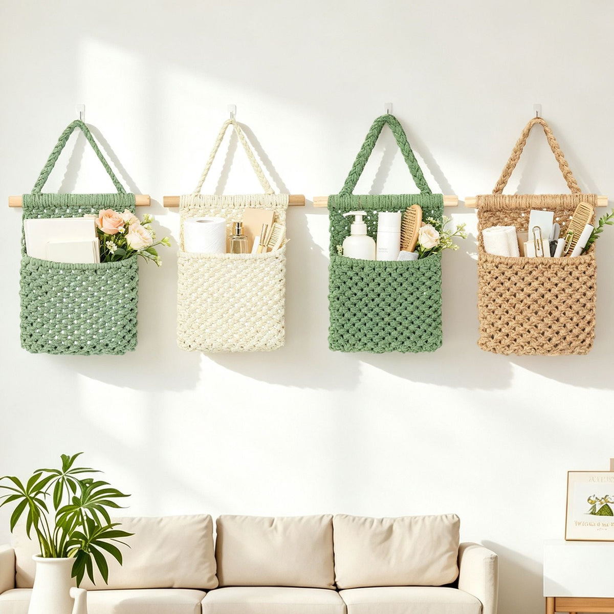 Macrame Wall Organizer | Thrascher