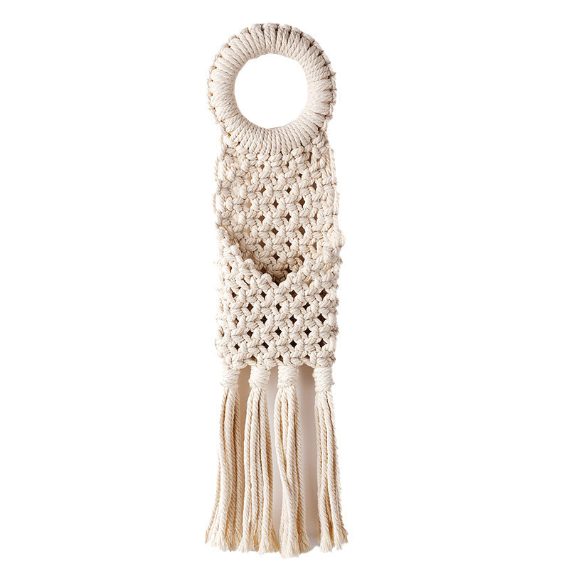 Macrame Wall Pocket Organizer | Thrascher