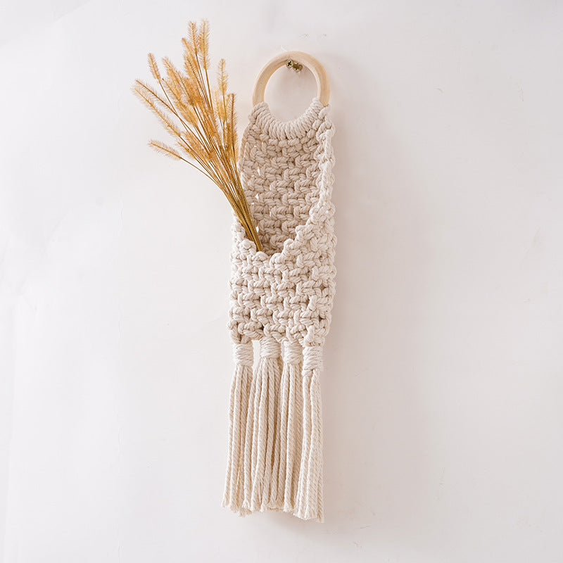 Macrame Wall Pocket Organizer | Thrascher