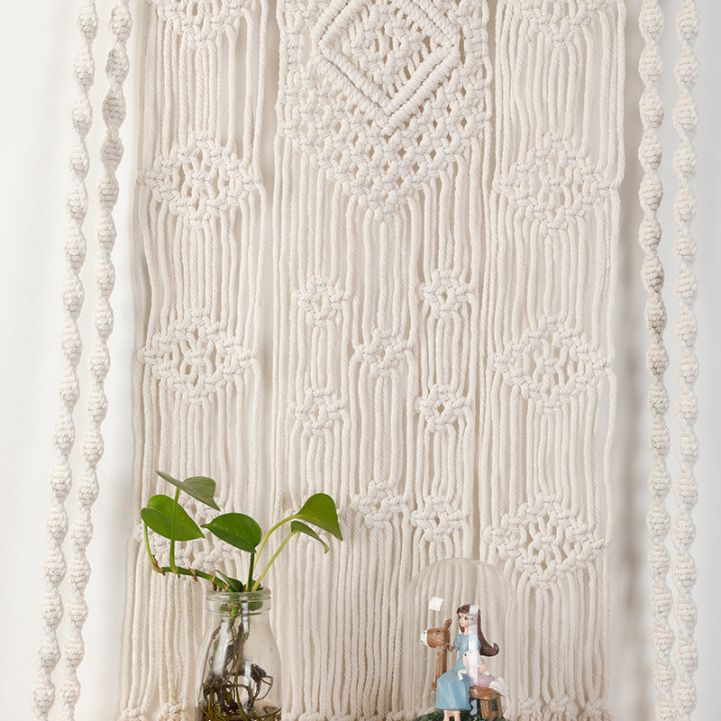 Macrame Wall Shelf with Hanger | Thrascher
