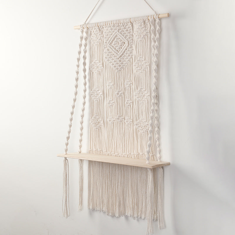 Macrame Wall Shelf with Hanger | Thrascher