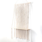 Macrame Wall Shelf with Hanger | Thrascher