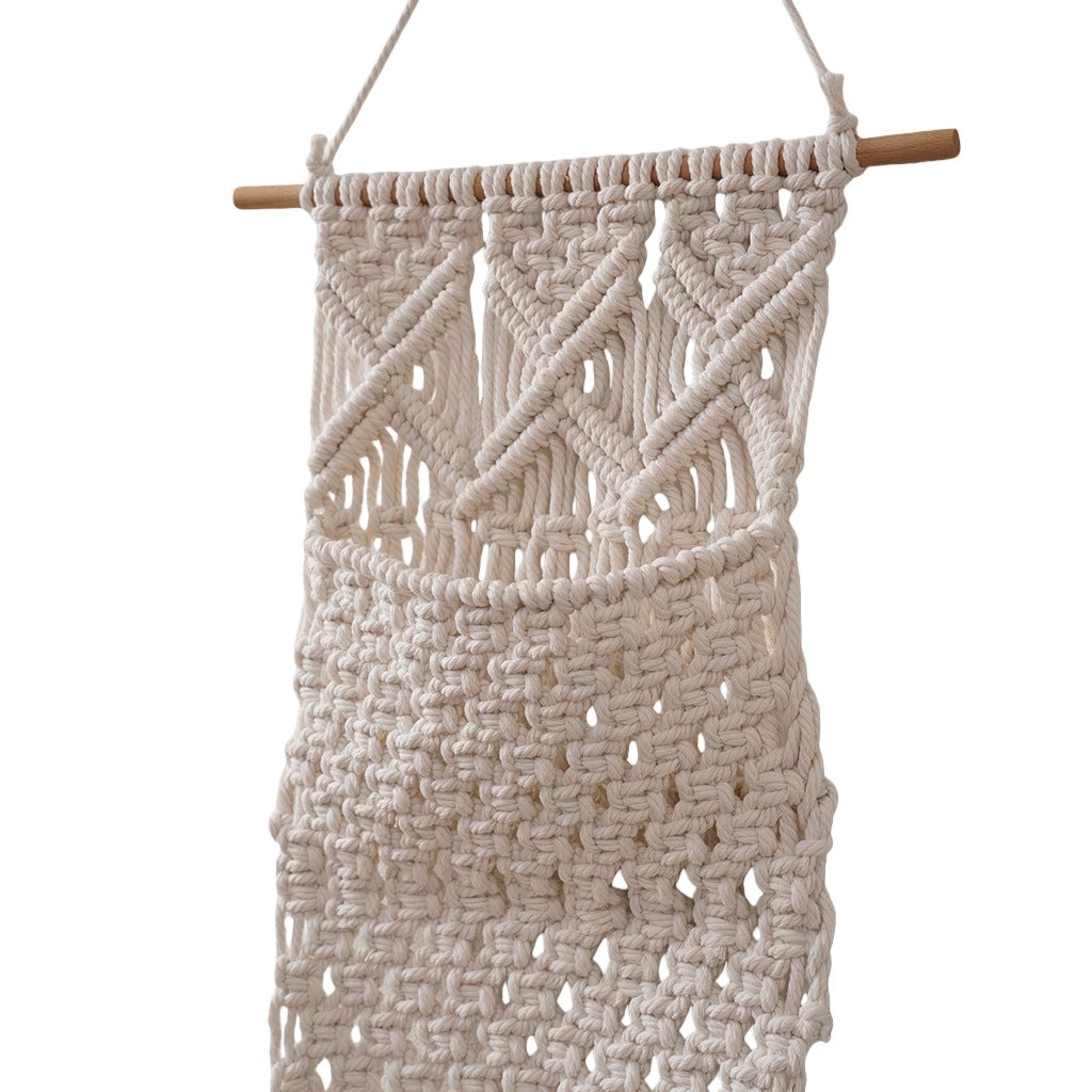 Macrame Wall Tapestry Off White | Thrascher