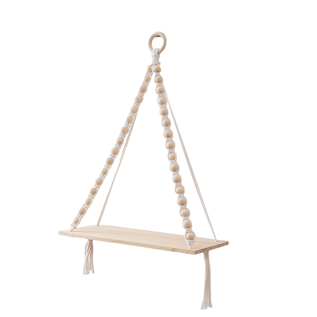 Macrame Wooden Shelf | Thrascher