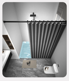 MagnaFold Foldable Shower Curtain with Magnets, Approx. 1.6-Inch Folded Width, view 4