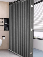 MagnaFold Foldable Shower Curtain with Magnets, Approx. 1.6-Inch Folded Width, view 7