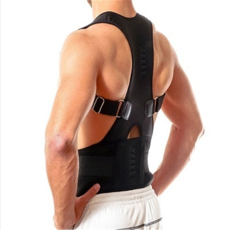 Magnetic Back Support in Breathable Fabric for Everyday Wear, view 2