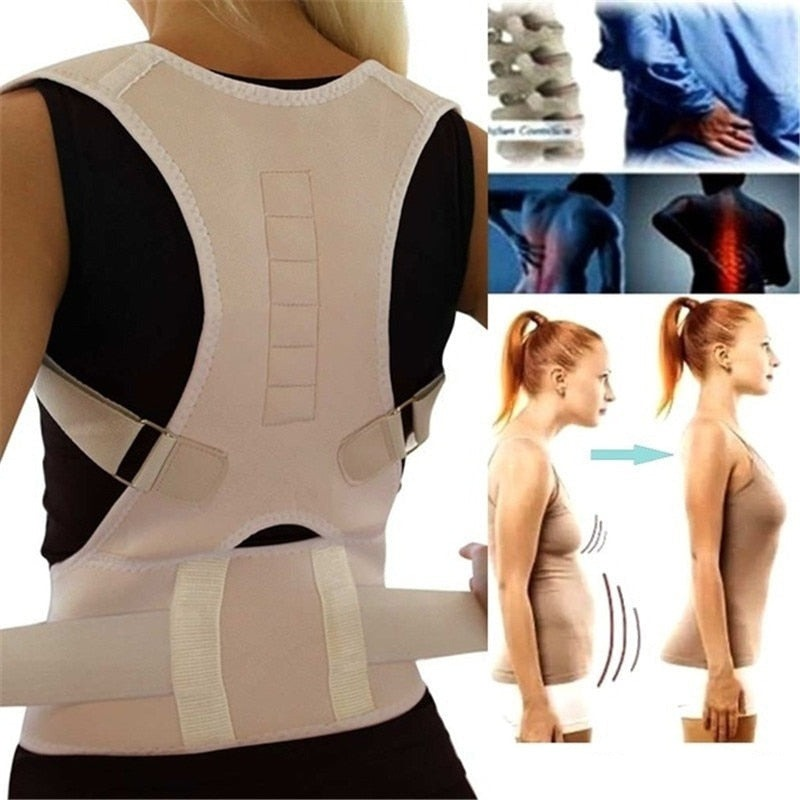 Magnetic Back Support in Breathable Fabric for Everyday Wear, view 7