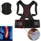 Magnetic Back Support in Breathable Fabric for Everyday Wear