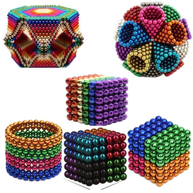 Metal Magnetic Balls, 0.3 cm, Multicolor or Silver