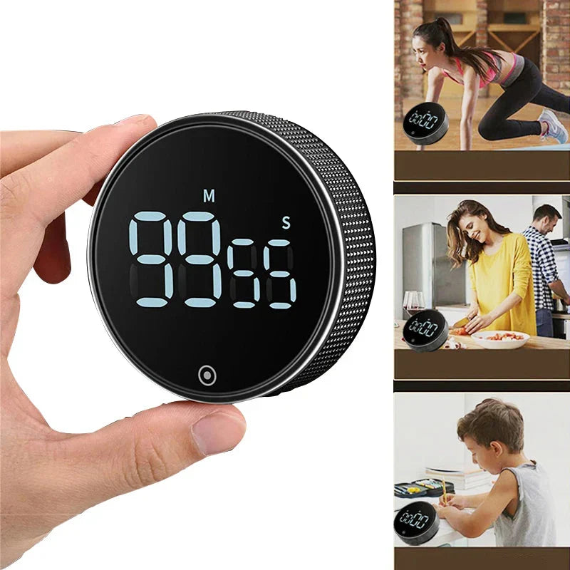 Magnetic Digital Countdown Timer for Kitchen and Everyday Tasks, view 7