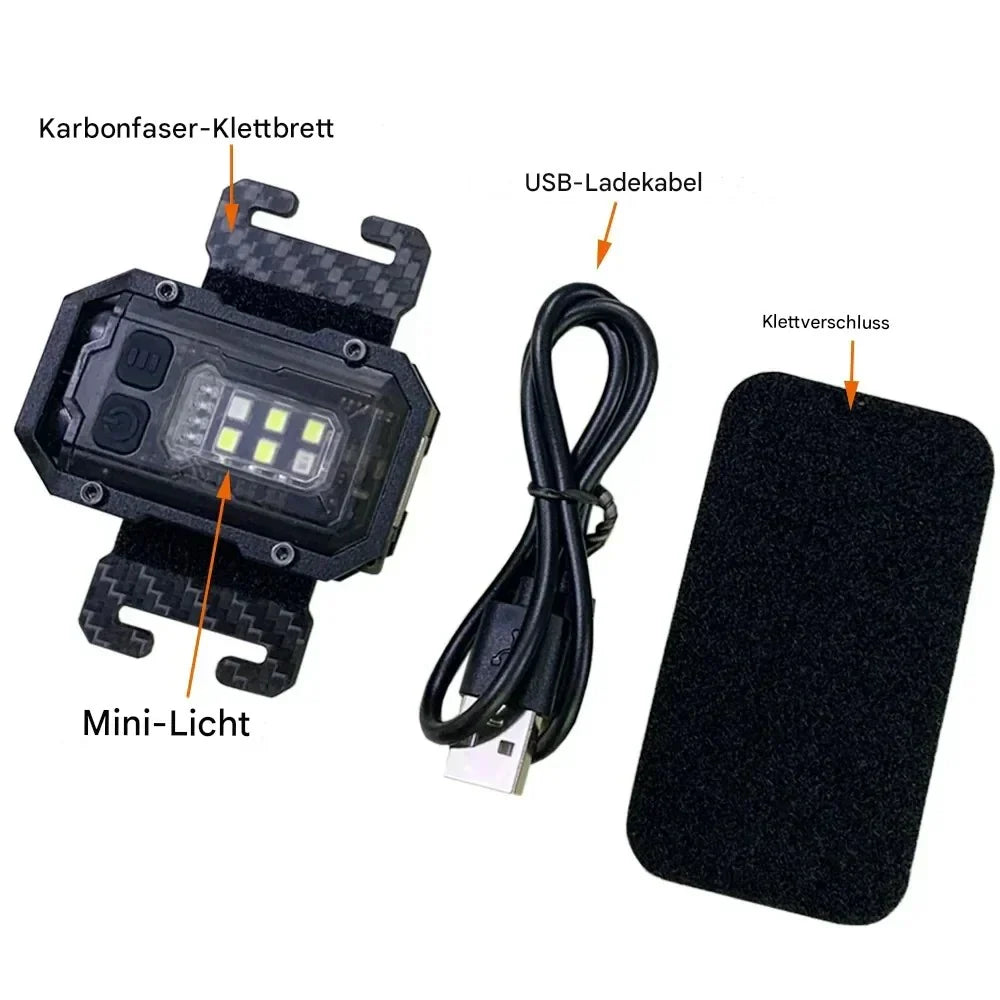 Magnetic LED Flashlight with Carry Holder for Repairs and Outdoor Tasks, view 3