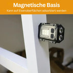 Magnetic LED Flashlight with Carry Holder for Repairs and Outdoor Tasks, view 4