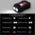 Magnetic LED Flashlight with Carry Holder for Repairs and Outdoor Tasks, view 5