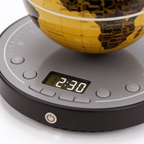 Magnetic Levitation Globe Lamp with Rotating Globe and Digital Clock Base, view 4