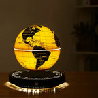 Magnetic Levitation Globe Lamp with Rotating Globe and Digital Clock Base, view 6