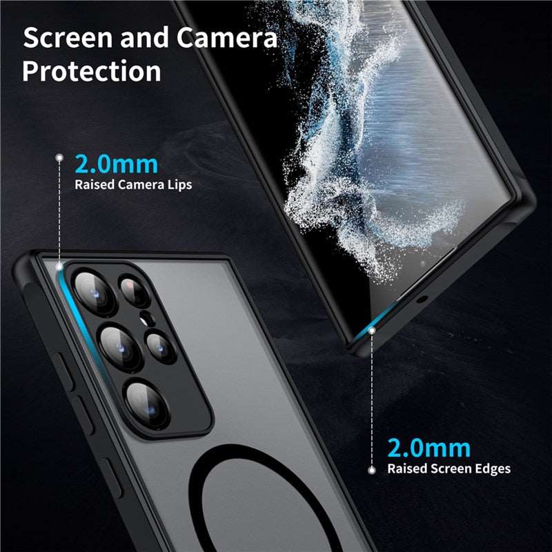 Magnetic Shockproof Case for Samsung Galaxy Phones