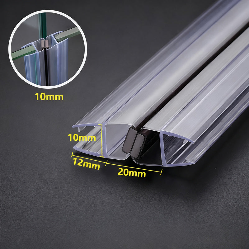 Magnetic Silicone Shower Door Seal for Glass Shower Doors, 2.2 m, view 11