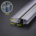 Magnetic Silicone Shower Door Seal for Glass Shower Doors, 2.2 m, view 11