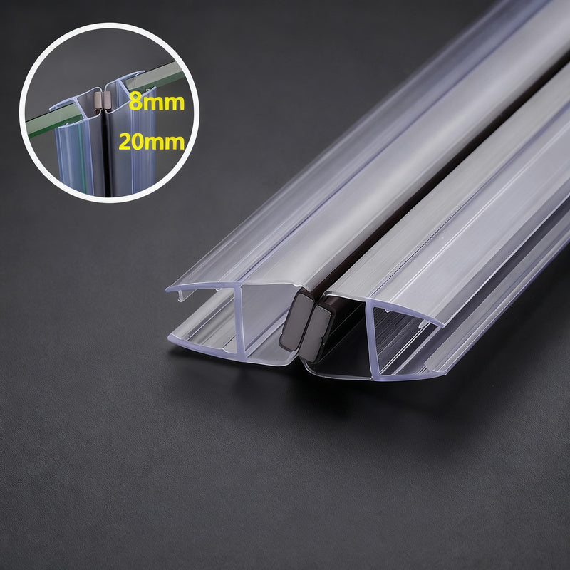 Magnetic Silicone Shower Door Seal for Glass Shower Doors, 2.2 m, view 17