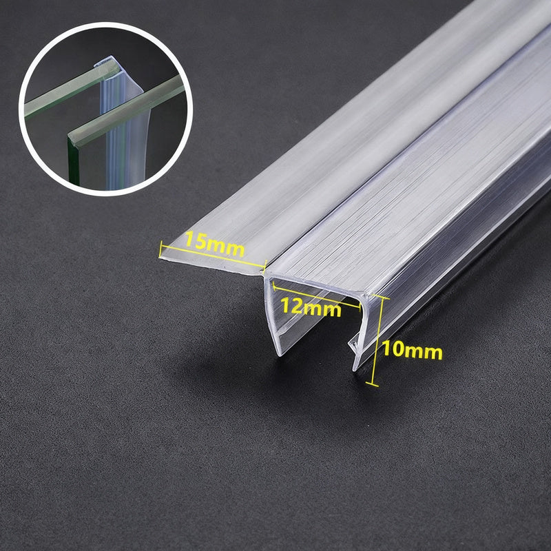 Magnetic Silicone Shower Door Seal for Glass Shower Doors, 2.2 m, view 5
