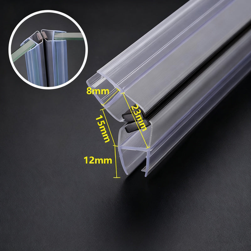 Magnetic Silicone Shower Door Seal for Glass Shower Doors, 2.2 m, view 6