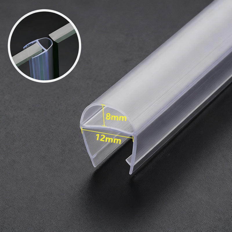 Magnetic Silicone Shower Door Seal for Glass Shower Doors, 2.2 m, view 9