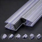 Magnetic Silicone Shower Door Seal for Glass Shower Doors, 2.2 m