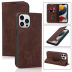 Magnetic Wallet Case for iPhone with MagSafe Wireless Charging, PU Leather, view 6