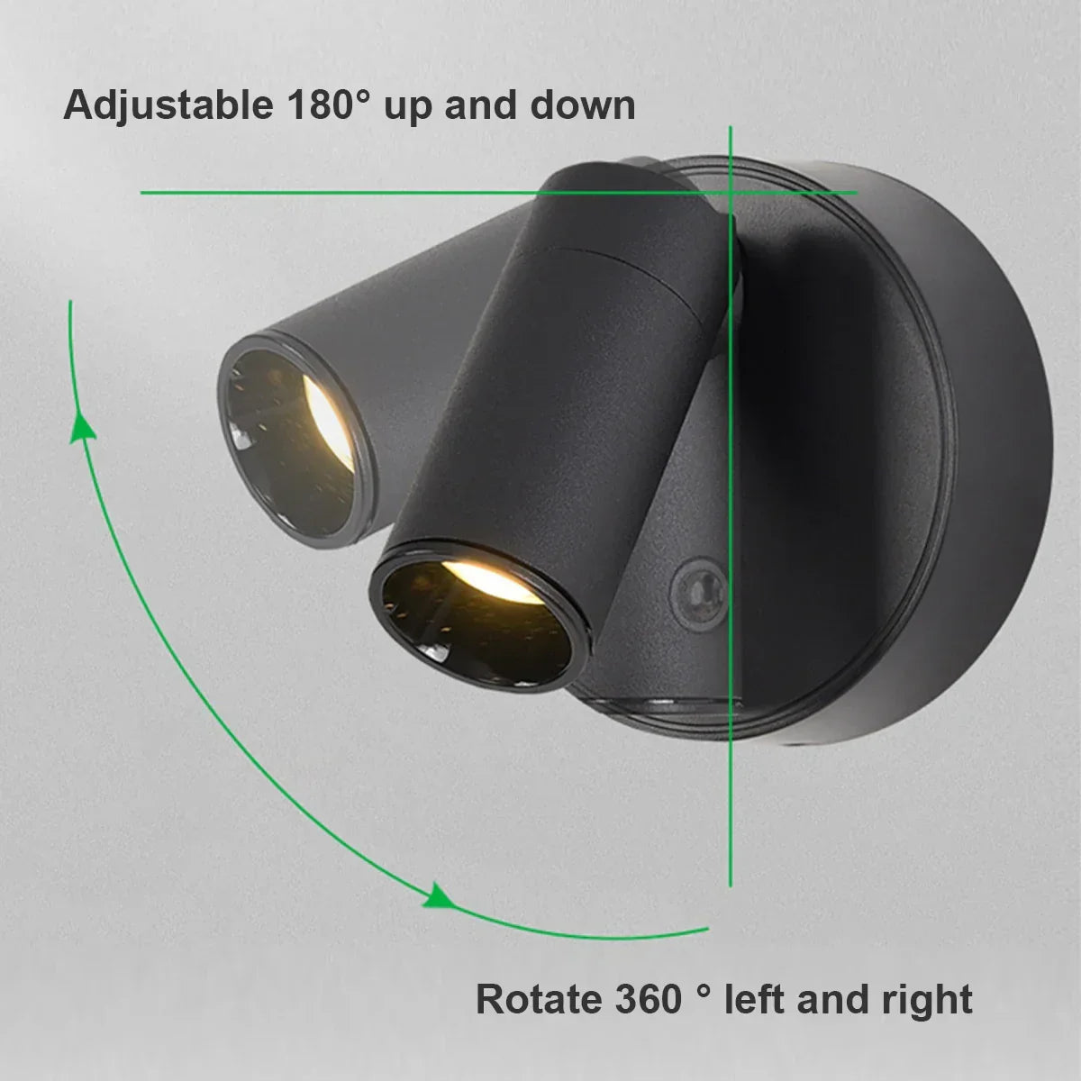 Magnetic Wireless Rechargeable LED Wall Spot Light, 8 × 8 × 6.5 cm, view 4