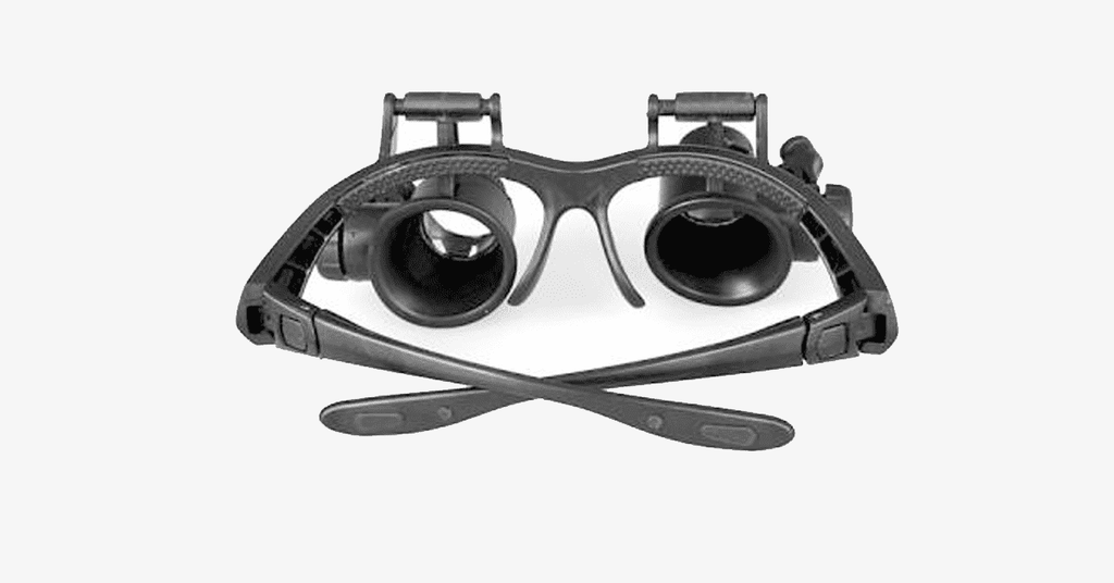 Hands-Free LED Magnifying Glass with Interchangeable Lenses