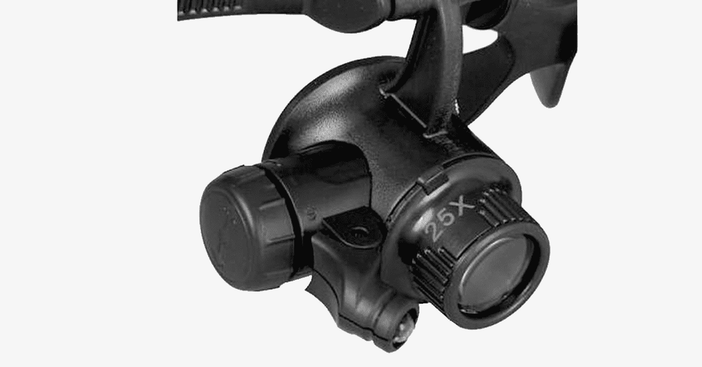 Hands-Free LED Magnifying Glass with Interchangeable Lenses