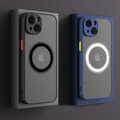 MagSafe Phone Case for iPhone, Plastic and Silicone Hybrid