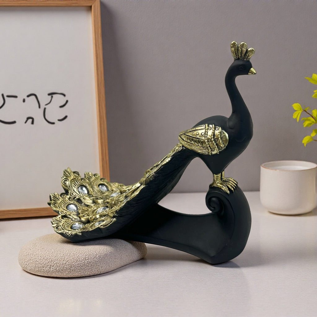 Majestic Peacock Decor Sculpture | Thrascher