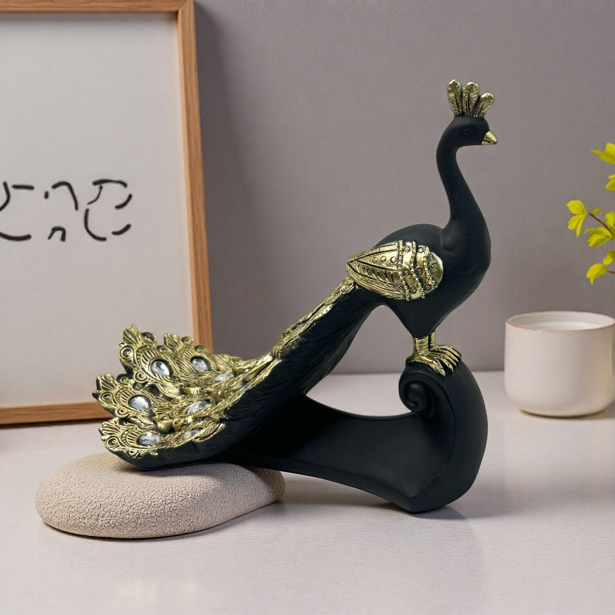 Majestic Peacock Decor Sculpture | Thrascher