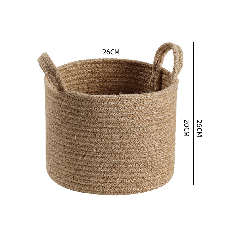 Manufactured Natural Fiber Storage Basket | Thrascher