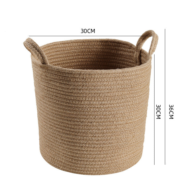 Manufactured Natural Fiber Storage Basket | Thrascher