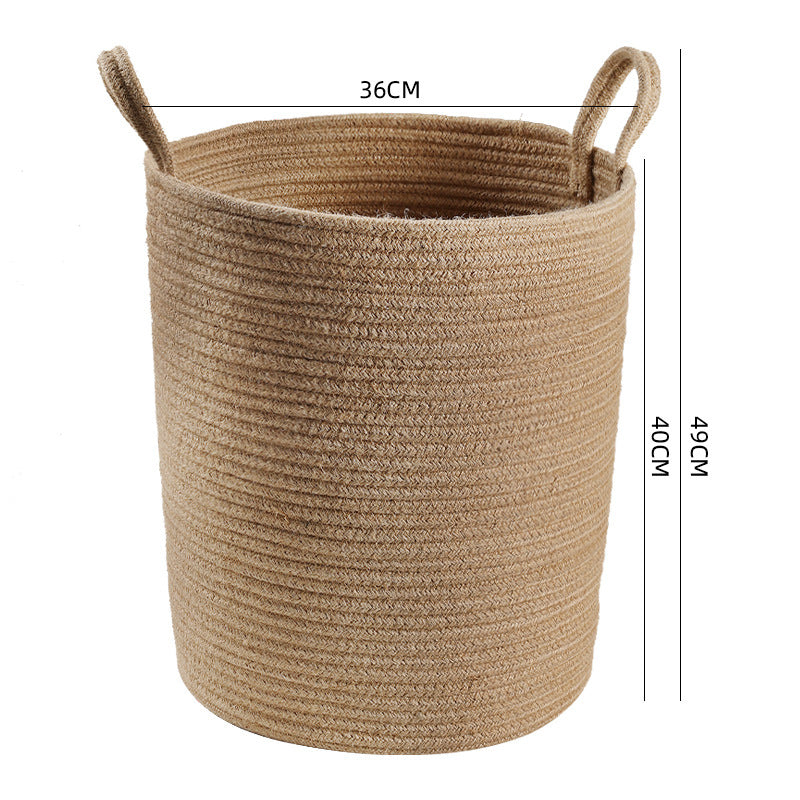 Manufactured Natural Fiber Storage Basket | Thrascher