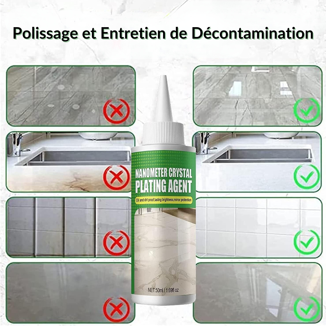 Marble and Stone Cleaner with Nano-Crystal Shine, 50 ml, 12 x 3.2 cm, view 4