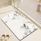 Marble Effect Bathroom Mat | Thrascher