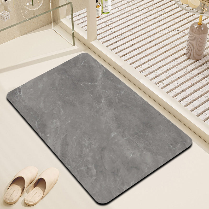 Marble Effect Bathroom Mat | Thrascher