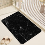 Marble Effect Bathroom Mat | Thrascher